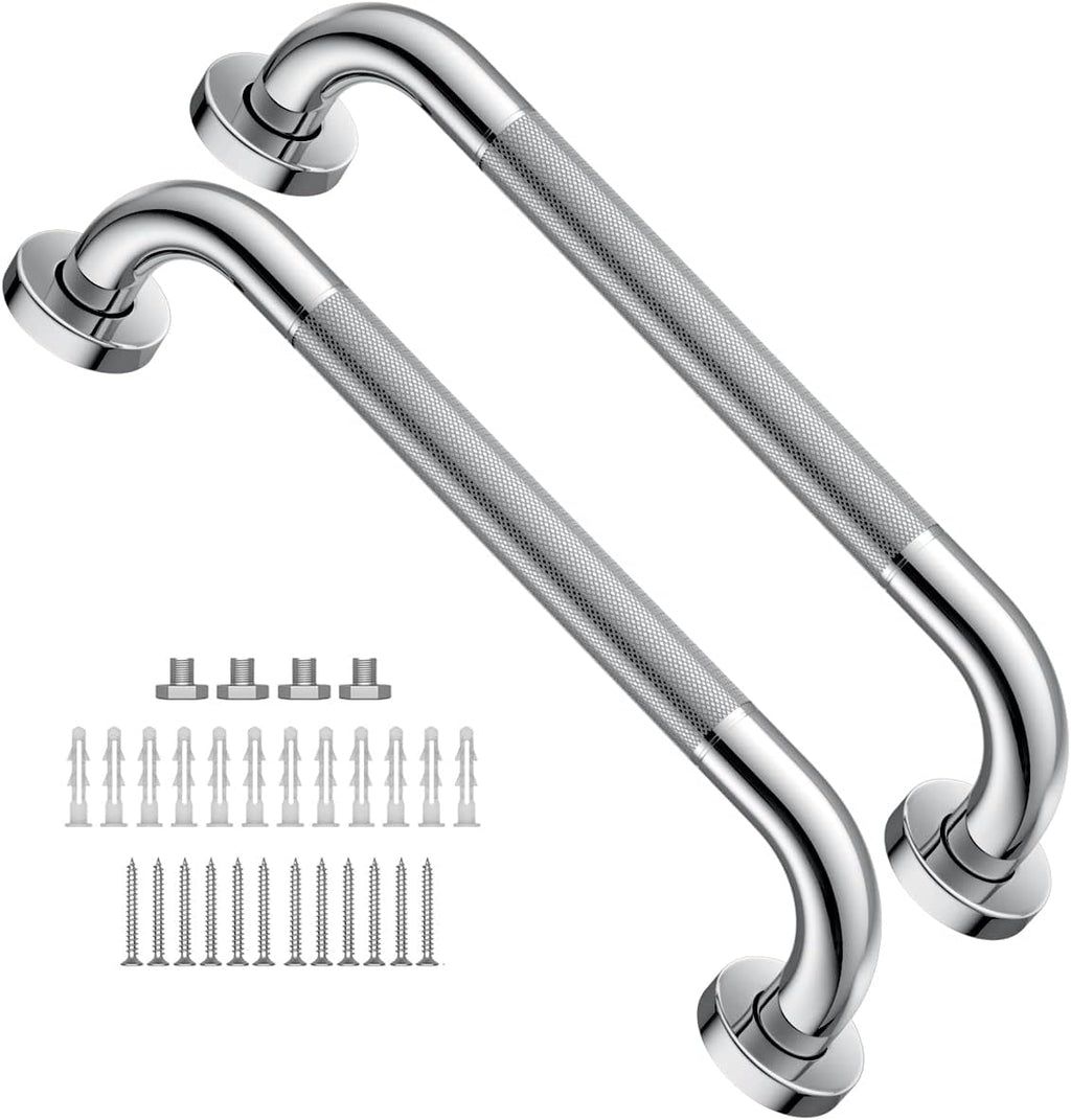 2 Pack 24 Inch Anti Slip Stainless Steel Grab Bar F24934