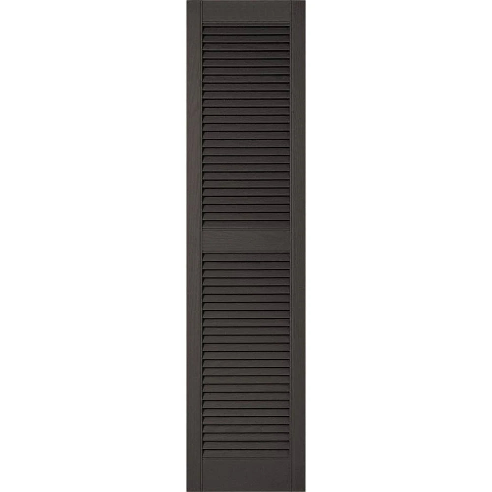 Open Louver Shutters with Shutter-Loks, Per Pair E4359