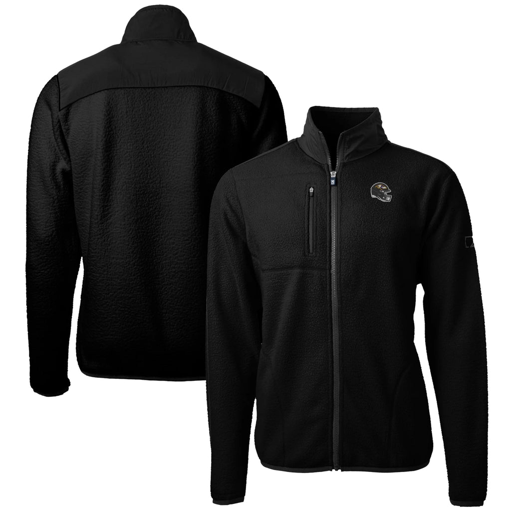 Men's Black Fleece Full-Zip Jacket J61083