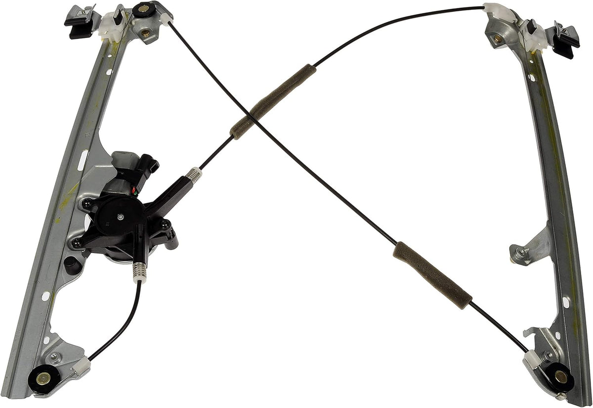Front Passenger Side Power Window Regulator And Motor Assembly, Black Pack of 2 Y419484