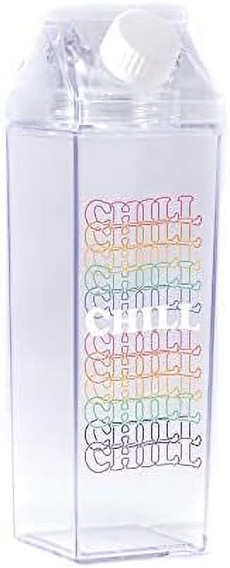 Clear 500ml Milk Carton Water Bottle N6060