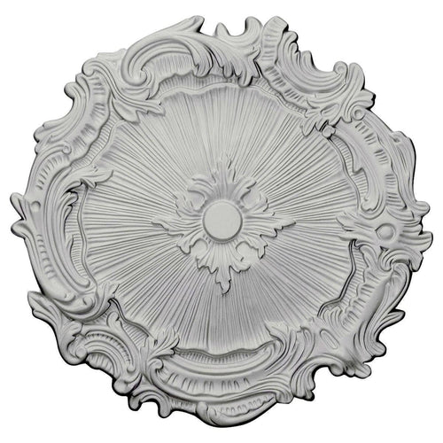 16 3/4 inch x 1 3/8 inch Hand-Painted Hickory Ceiling Medallion L8074