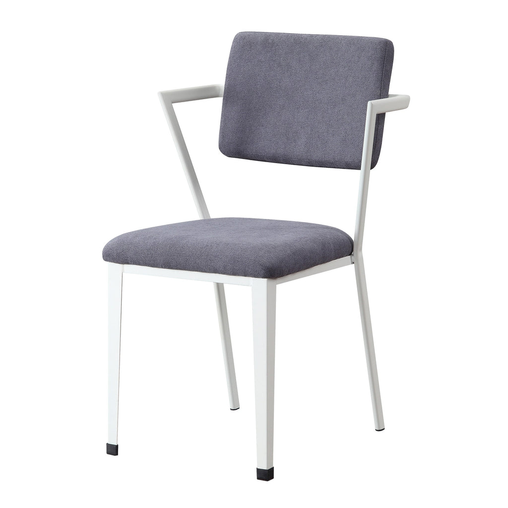 Grey Upholstered Office Chair S4337