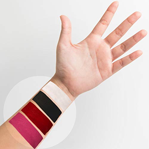 12 Color Water Activated Face Paint Palette with 2 Brushes B488