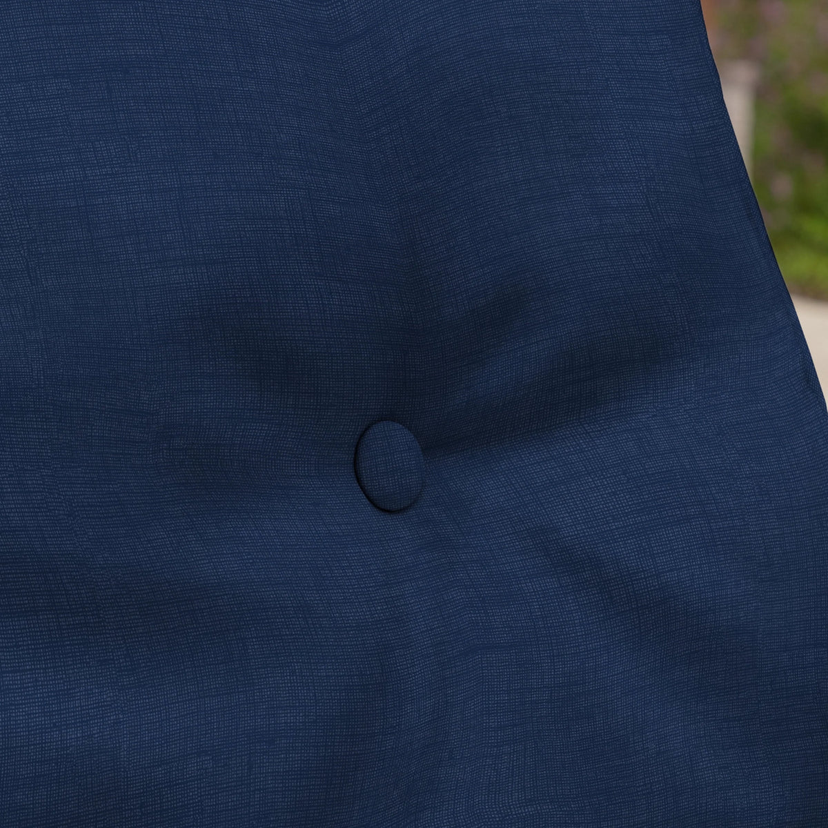 Tufted Water Repellent Dining Chair Cushion, 20 x 21 D942