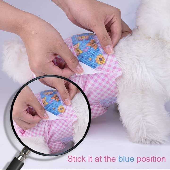 Disposable Female Dog Diapers with Adjustable Elastic Waistline M556232