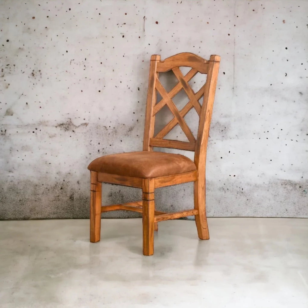 Crossback Chair with Cushion Seat Q109