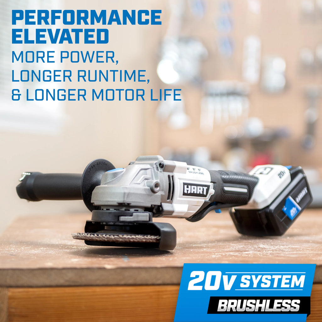 20-Volt Brushless 4-1/2-inch Angle Grinder/Cutoff Tool V174851
