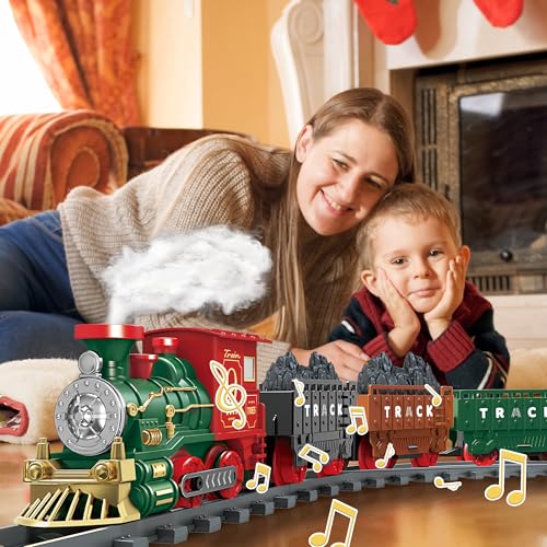 Electric Train Set with Smoke Light & Sound L980979