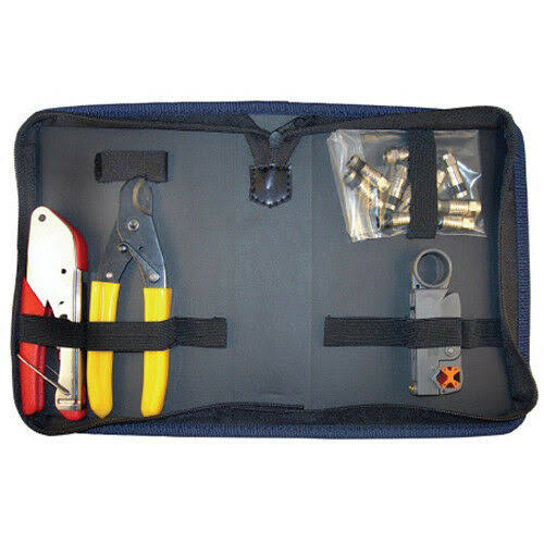 Coax F Compression Kit with Zip Case S33236