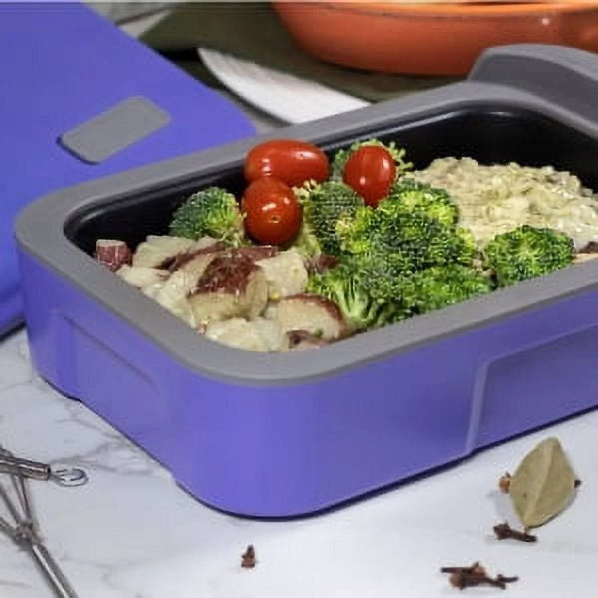 Self Heated Reusable Lunch Box and Food Warmer B50245