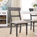 Weathered Gray Side Chair L8991