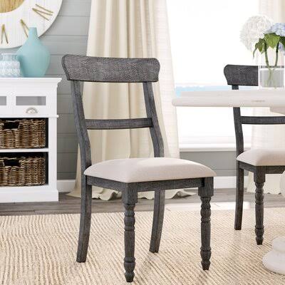 Weathered Gray Side Chair L8991