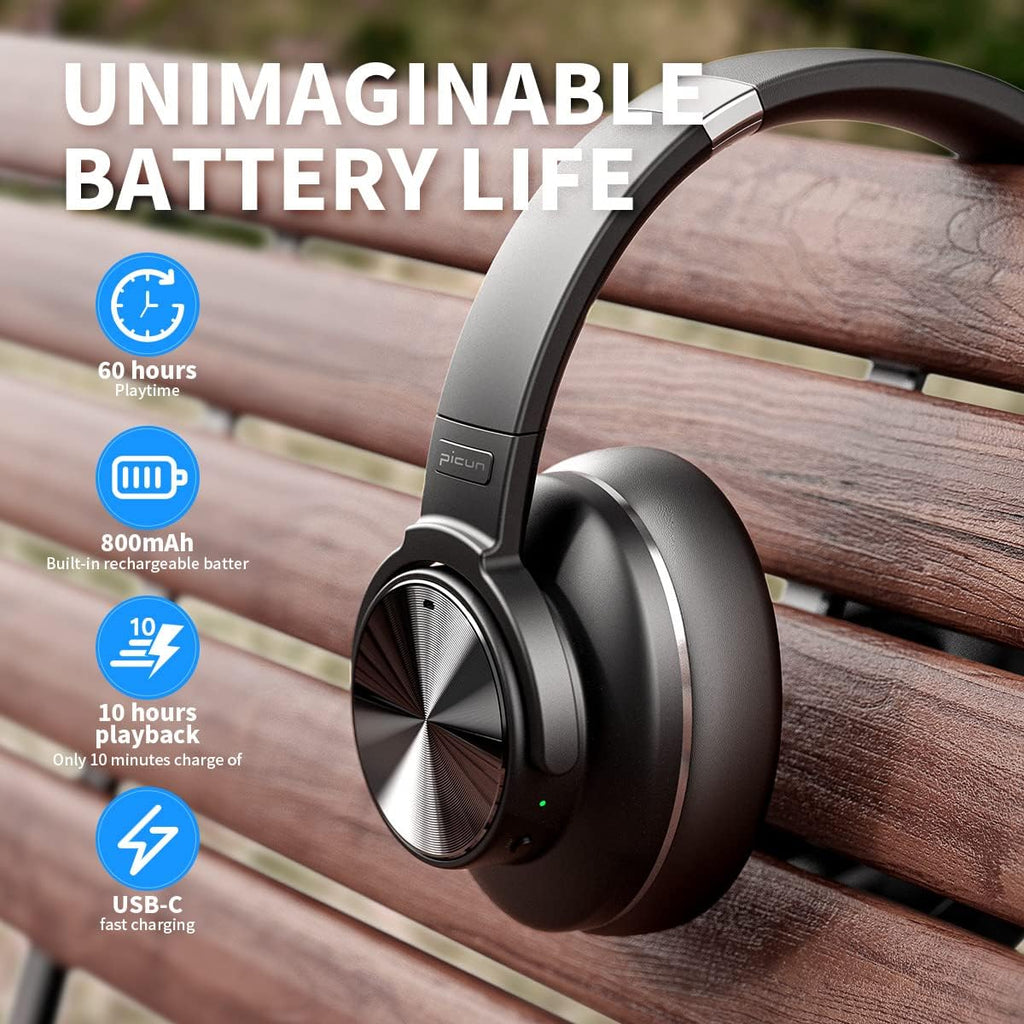 Wireless Over Ear Headphones with Active Noise Cancelling L268
