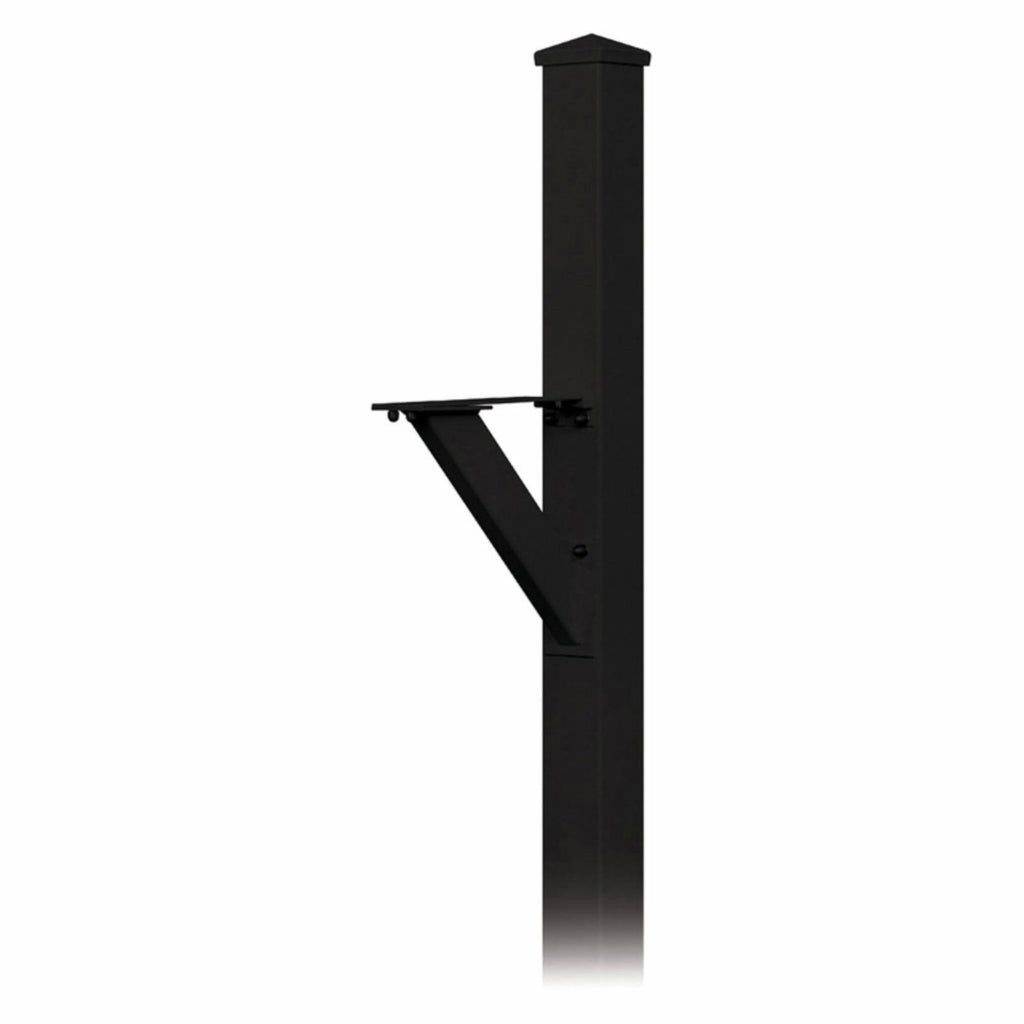 Black Decorative Mailbox Post C188871