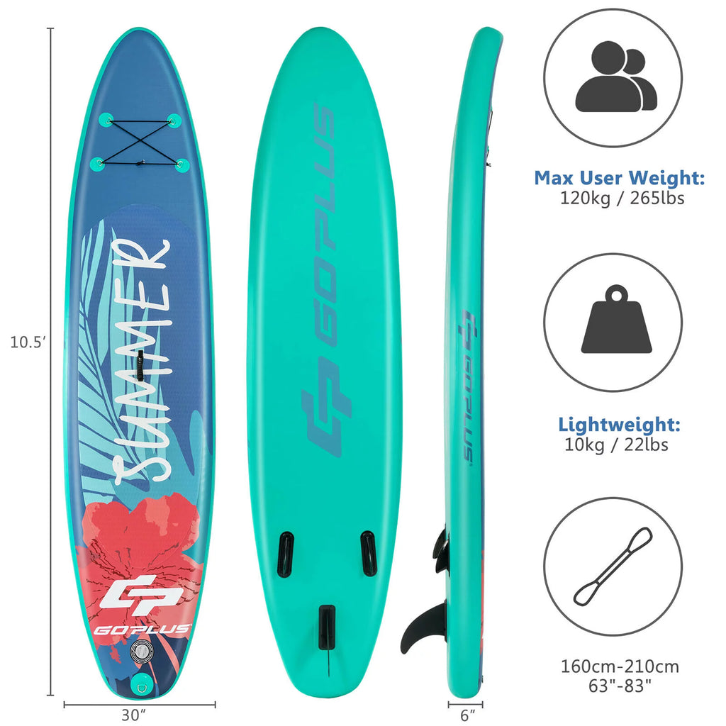 10.5ft Inflatable Stand Up Paddle Board B378439