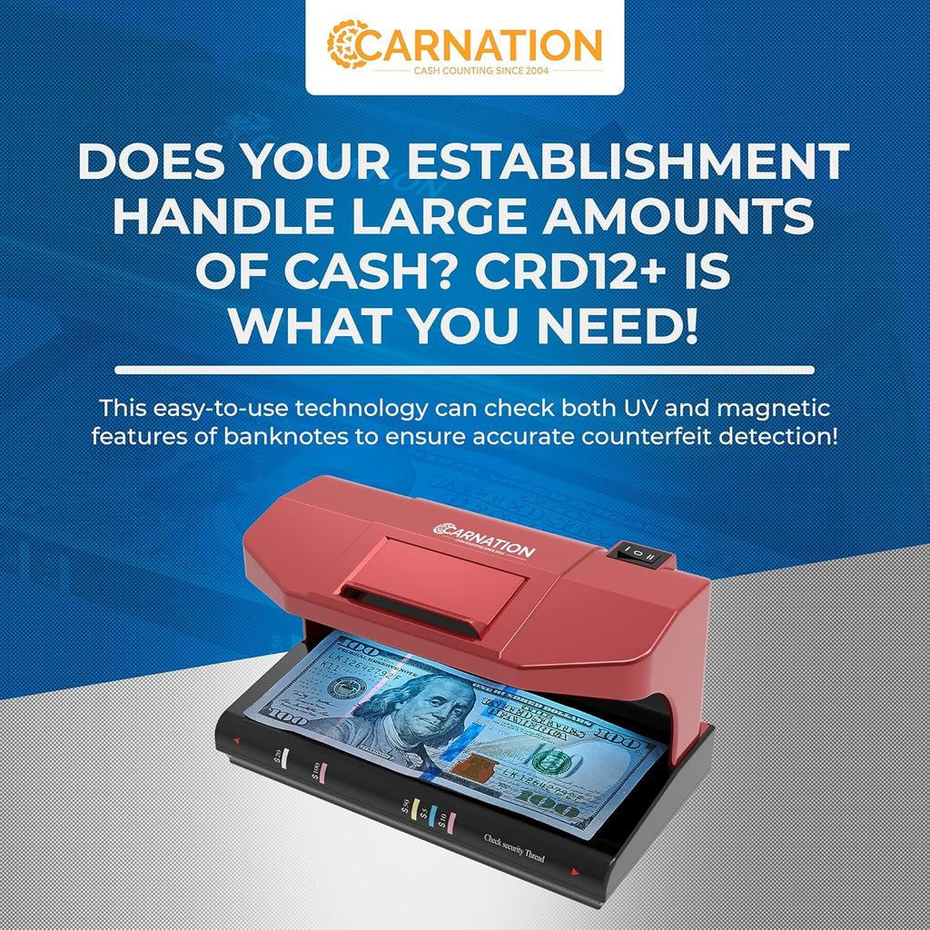 Automatic Counterfeit Bill Detector with Ultraviolet, Magnetic Ink, IR Technology K1294