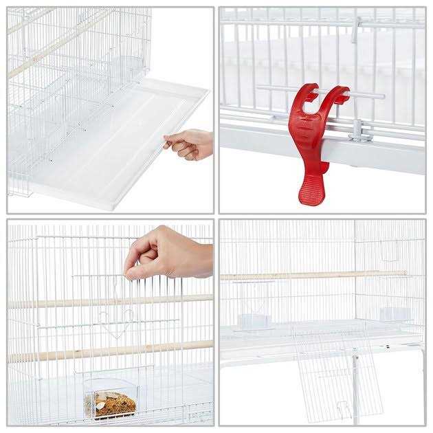 Rolling Wood Bird Cage J959979