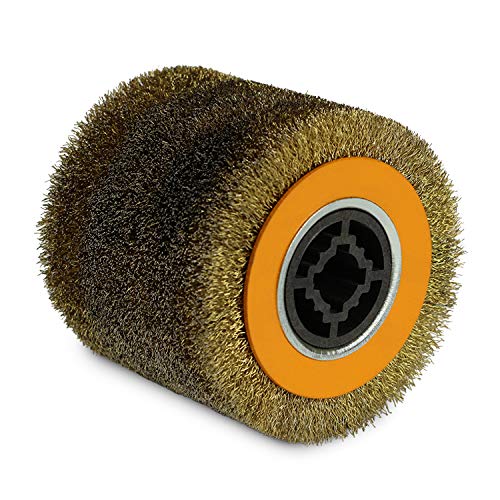 Steel Wire Brush Drum Heavy Rust Remover, 4.5" x 4", Pack of 2 G1320