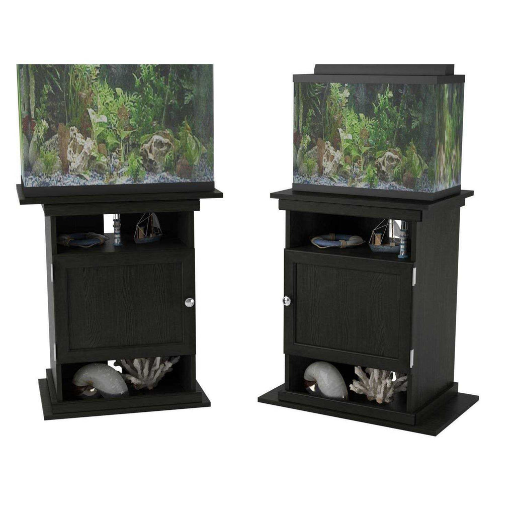 Black Aquarium Stand with Storage V61354