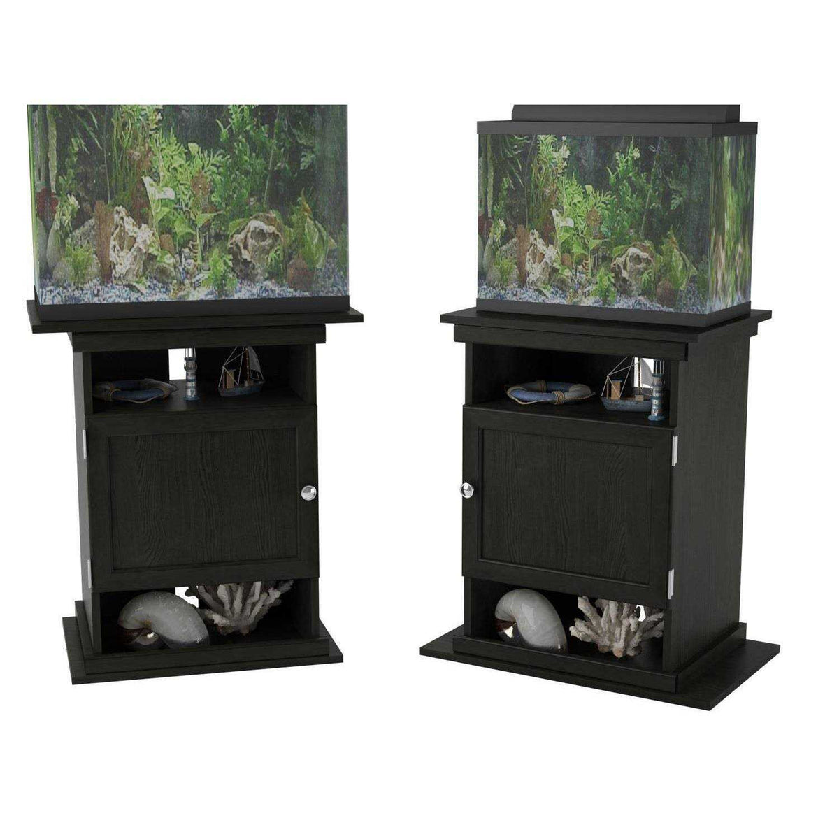 Black Aquarium Stand with Storage V61354