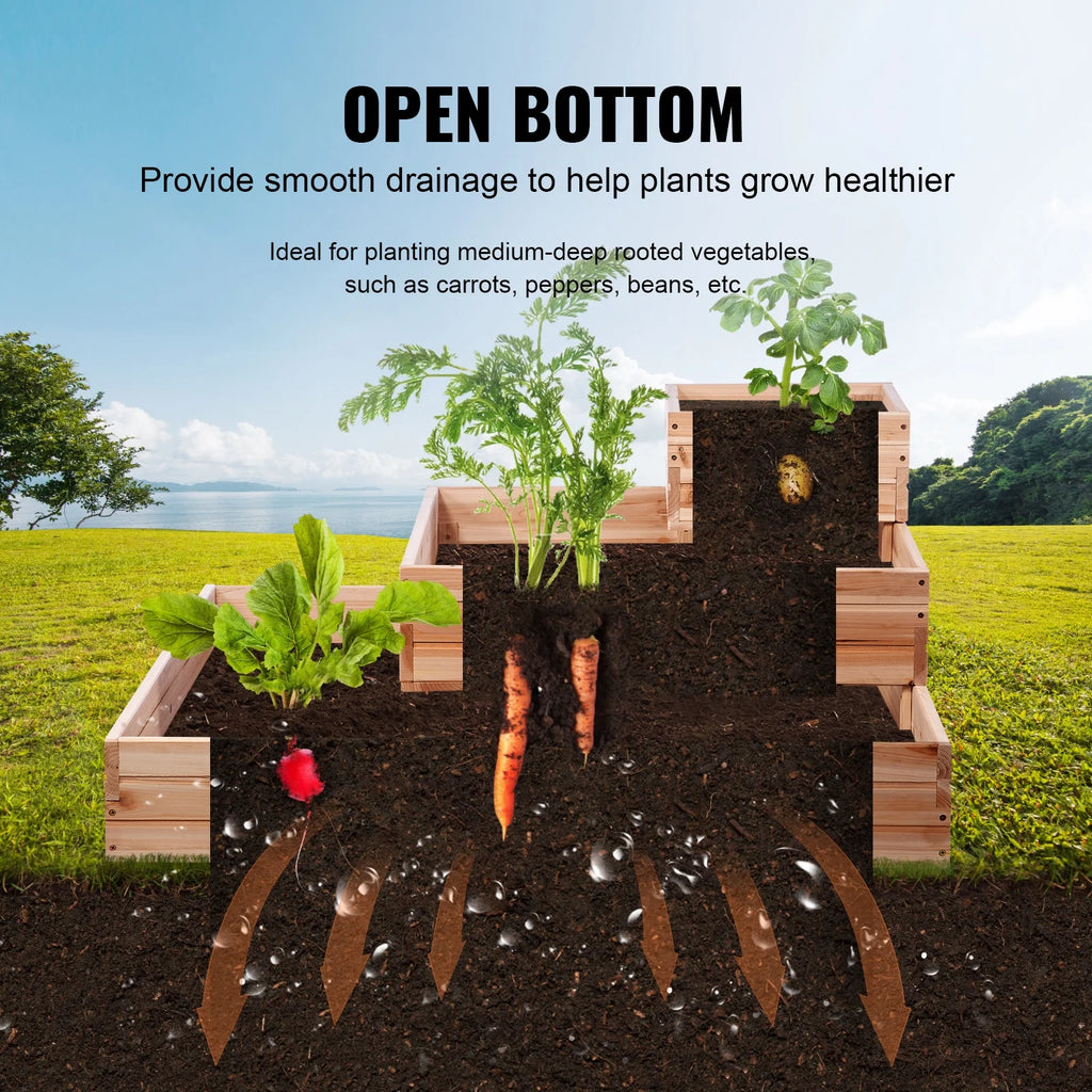 Wooden Raised Garden Bed B638