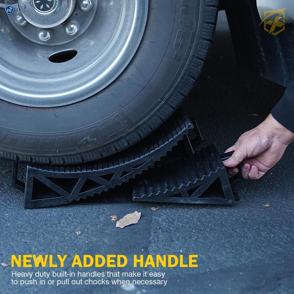 RV Leveling System Kit 2PCS with Anti-Slip Mats Y1678
