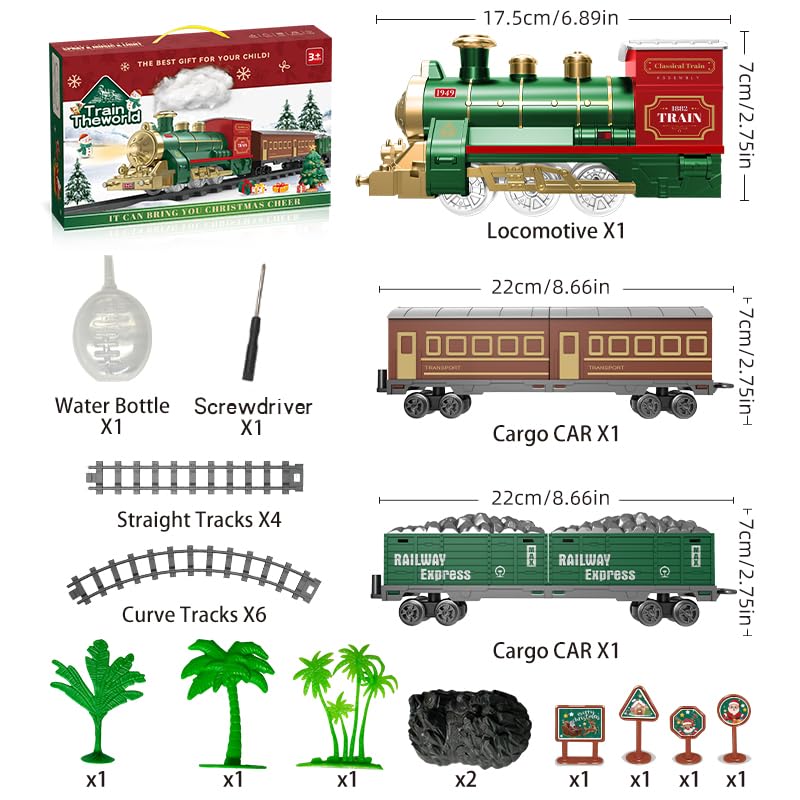 Electric Train Set with Smoke Light & Sound L980979