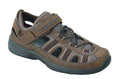 Brown Leather Orthofeet Men&s Shoes W53367
