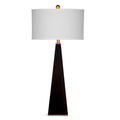 Glossy Black Resin Table Lamp M445