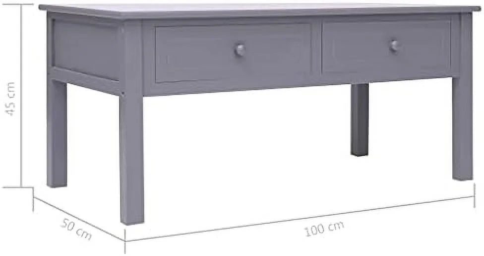 Wood Coffee Table with 2 Drawers V9867