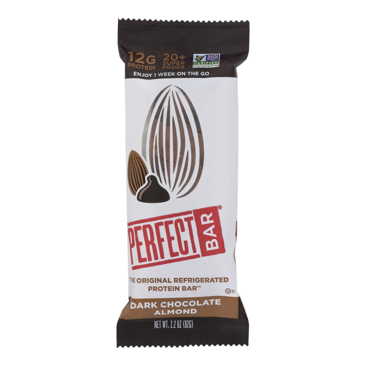 Dark Chocolate Almond Bar Case of 8 W2192