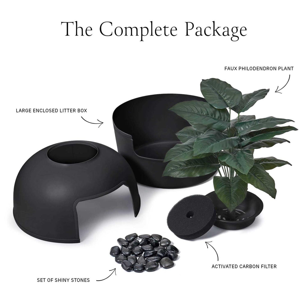 Hidden Litter Box Enclosure with Carbon Filter E130450