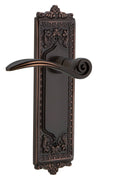 Swan Passage Door Lever Set with Egg and Dar Timeless Bronze R2801