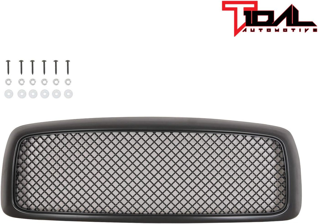 Front Hood Mesh Grill Replacement Upper Grille for Ram 1500 2500 3500 X12129