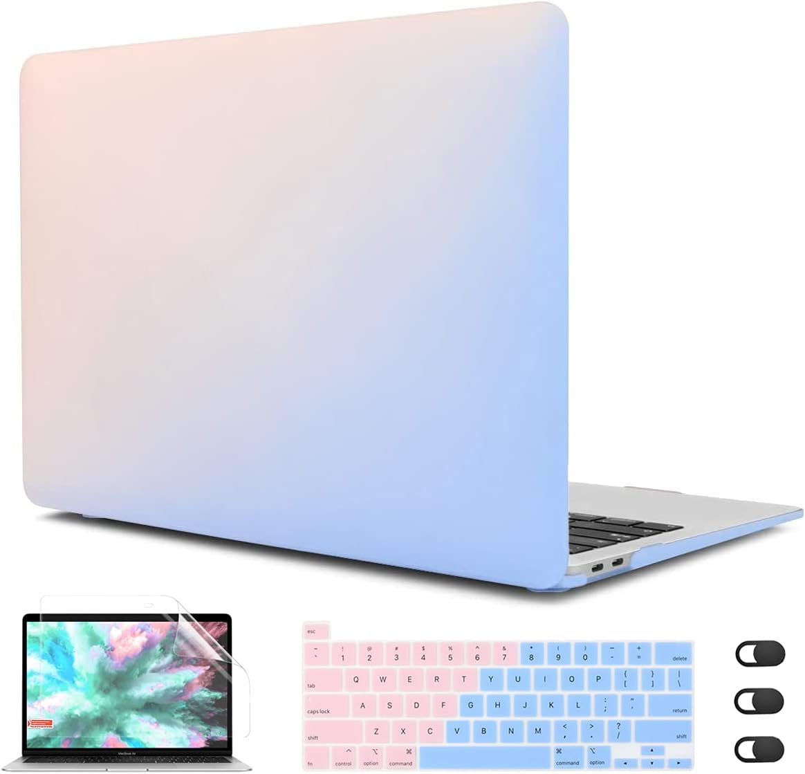 Matte Black Hard Plastic Case for MacBook Pro 13 Inch Y8325
