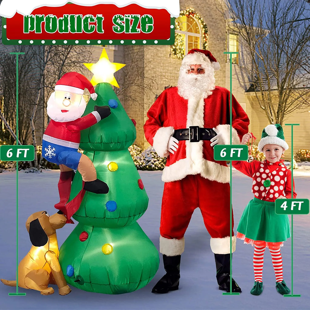 Inflatable Christmas Tree Decoration with LED Lights E276605
