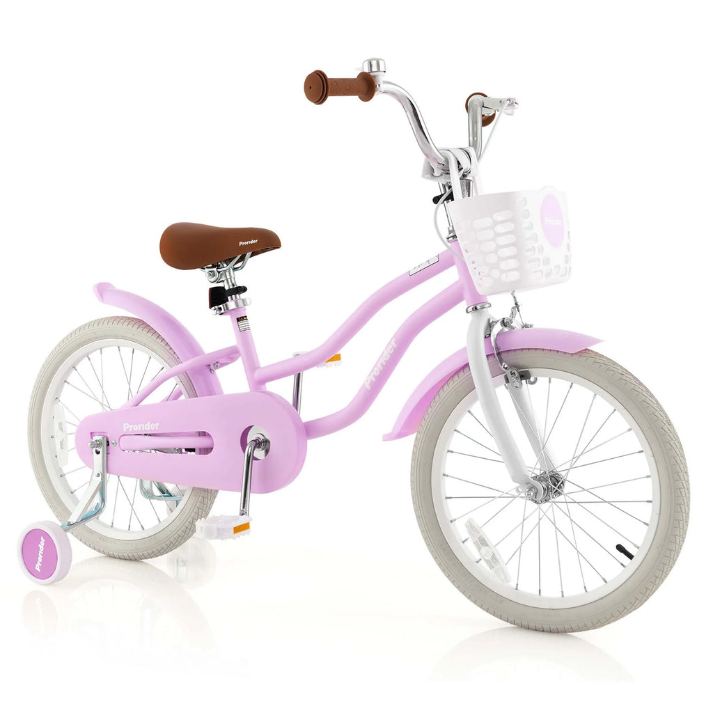 Pink Kids Bike with Training Wheel P1325