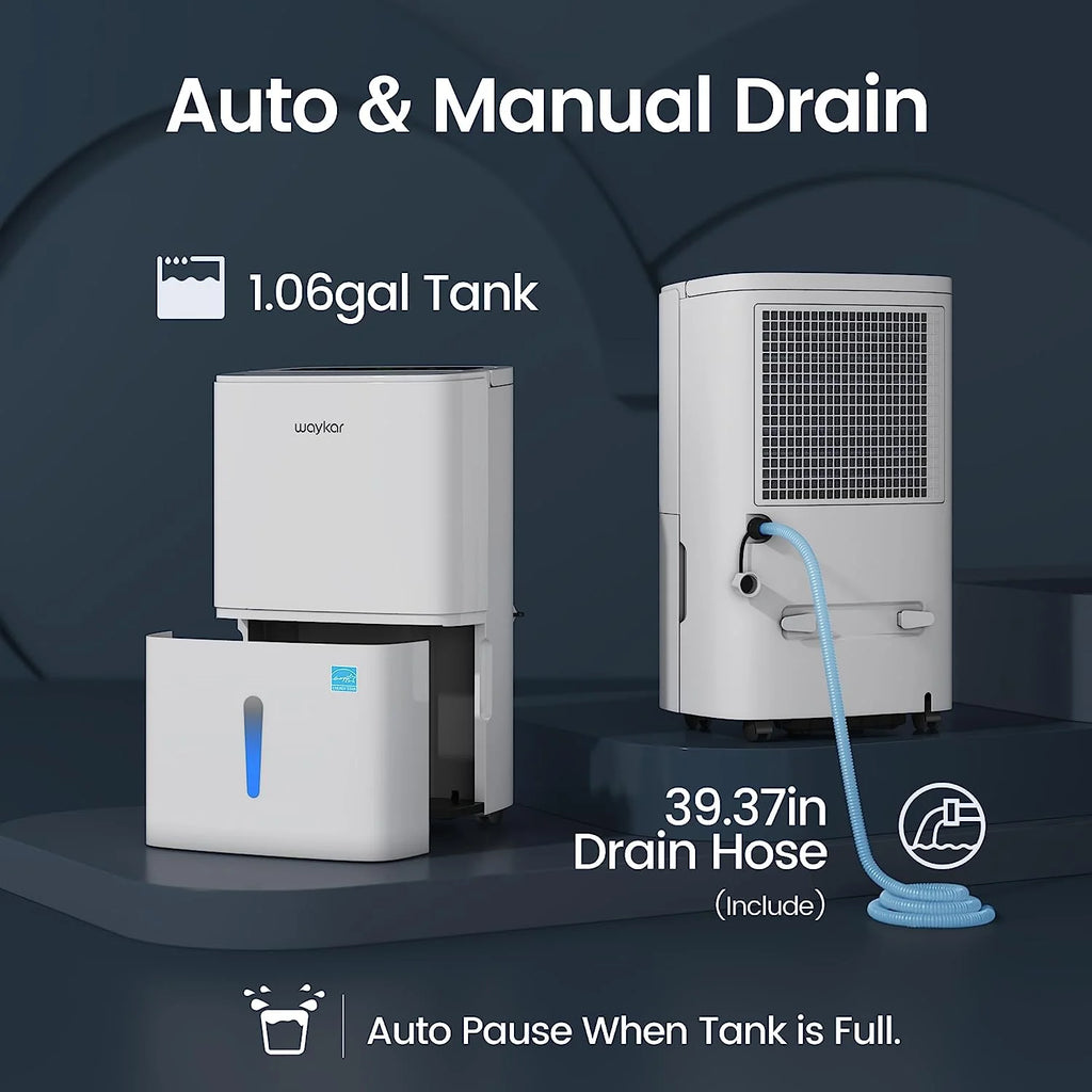 80 Pints Energy Star Home Dehumidifier with Drain Hose Y535