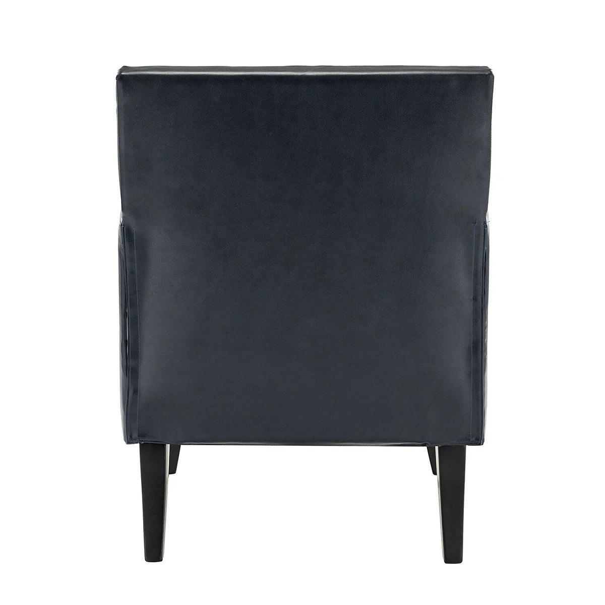 Polyester Accent Chair with Solid Wooden Legs Set of 2 U380111