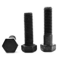 3/8x22-16 x 4 1/2x22 (PT) Coarse Thread Grade 5 Hex Cap Screw (Bolt) Black Oxide Pk 112 X821