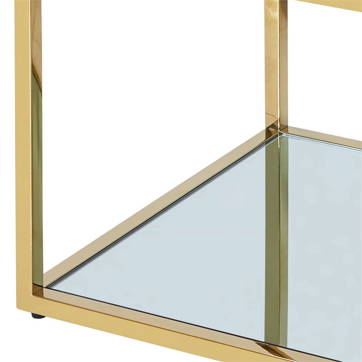 3-Piece Metal and Glass Coffee Table Set I18933