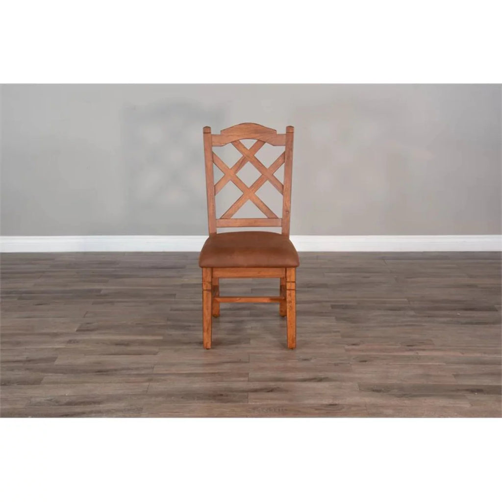 Crossback Chair with Cushion Seat Q109