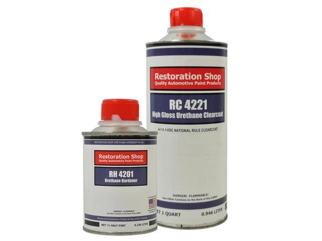Reflex Blue Urethane Basecoat/Clearcoat Car Paint Complete Quart Kit S221717