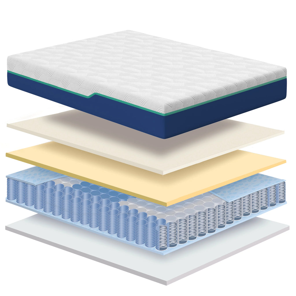 10" Hybrid Memory Foam Pocket Spring Twin Mattress Y223