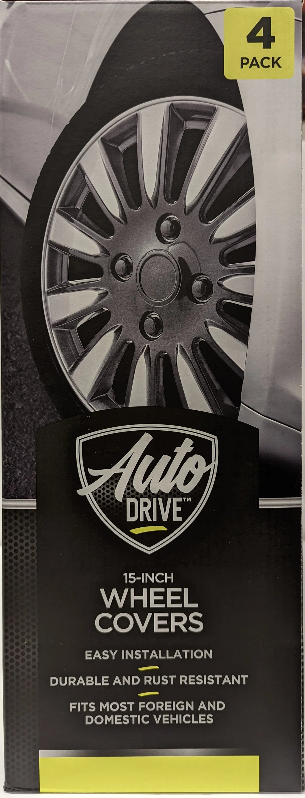 15-in Wheel Cover in Silver and Charcoal Finish B556
