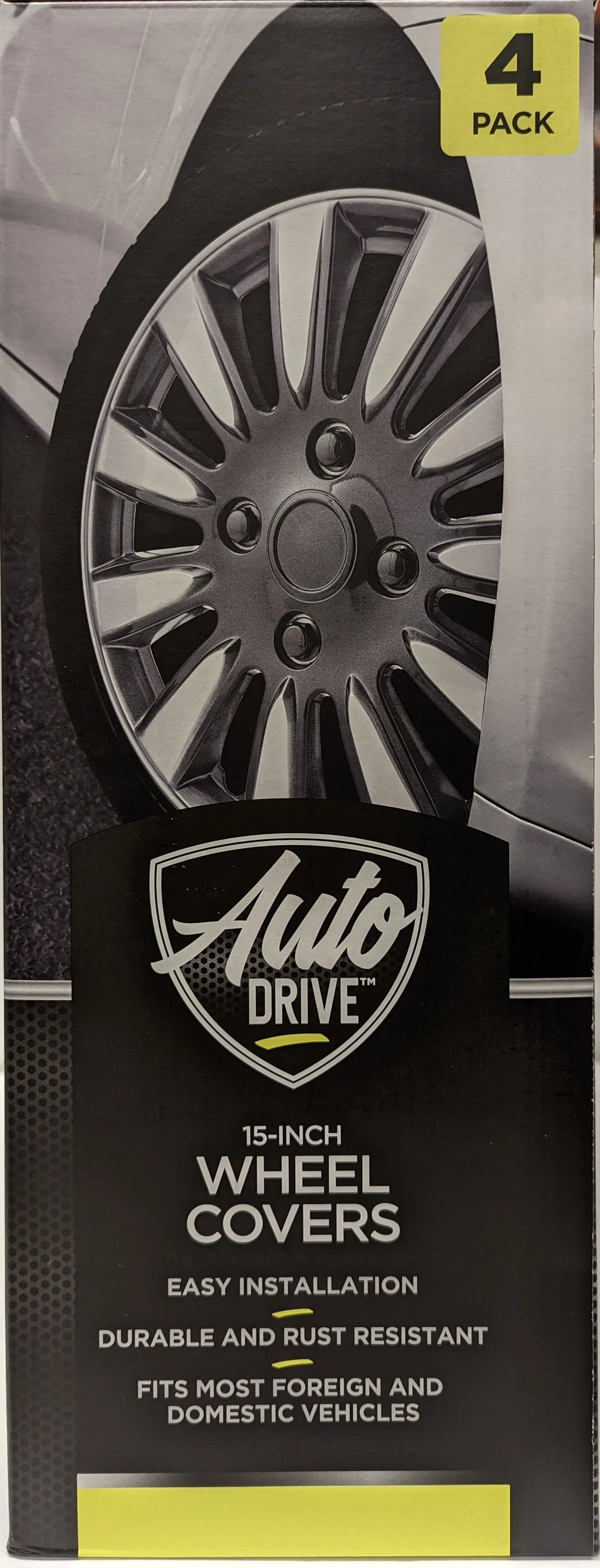15-in Wheel Cover in Silver and Charcoal Finish B556