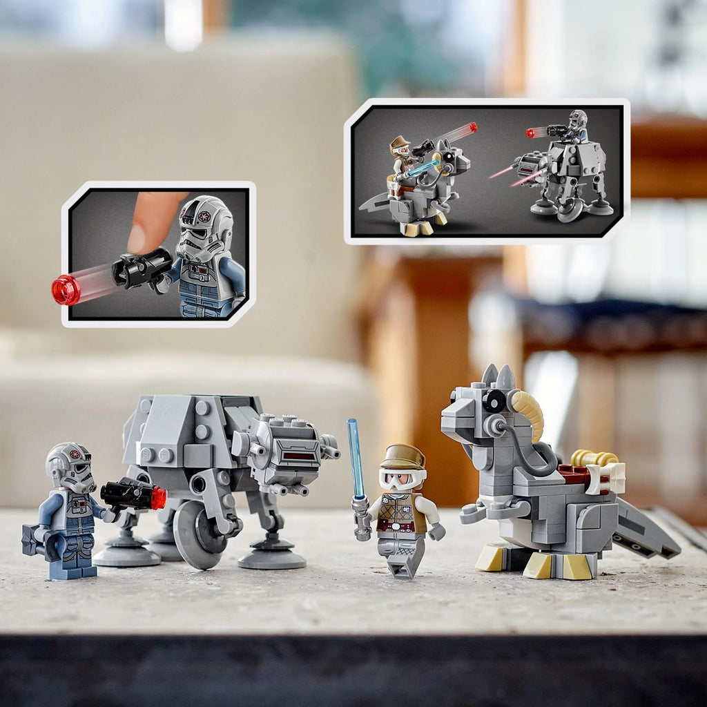 LEGO Star Wars AT-AT vs. Tauntaun Microfighters Building Toy (205 Pieces) N800