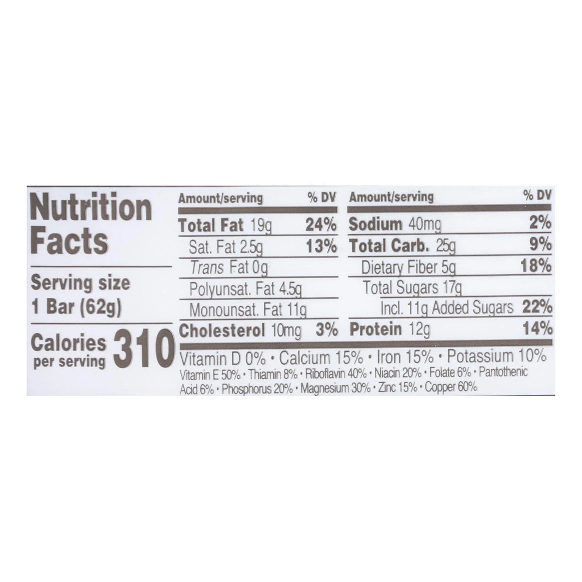 Dark Chocolate Almond Bar Case of 8 W2192