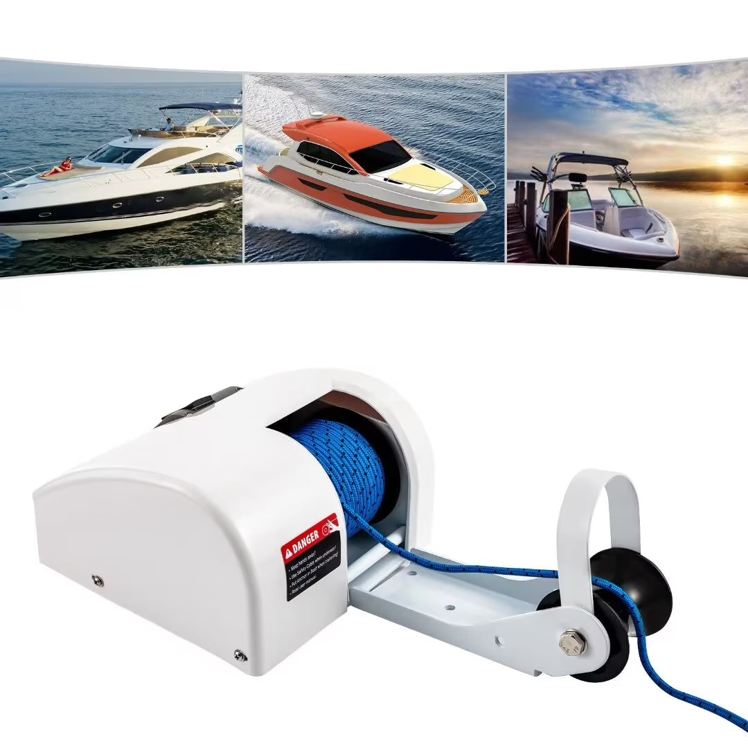 12V Saltwater Marine Electric Anchor Winch with Wireless Remote Control S30652